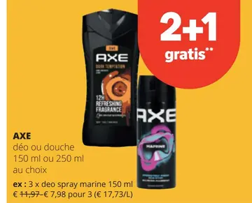 Offre: AXE déo ou douche