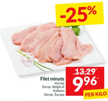Aanbieding: Filet minute