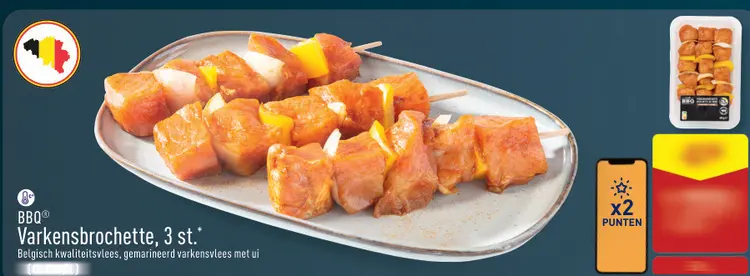 Promotie: Varkensbrochette