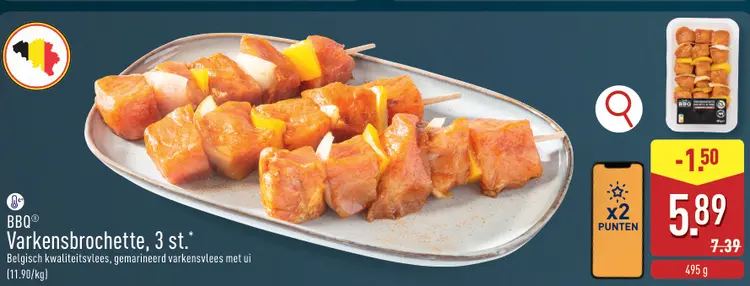 Promotie: Varkensbrochette