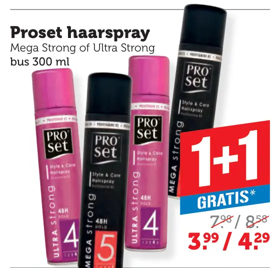 Aanbieding: Proset haarspray