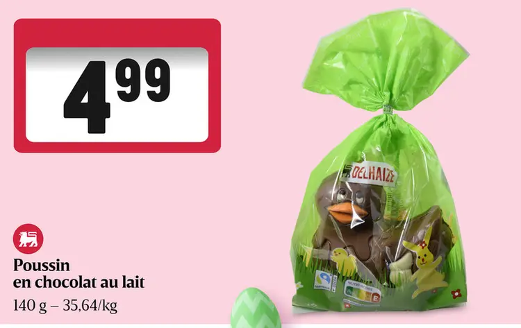 Offre: Poussin en chocolat au lait