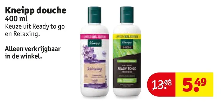 Aanbieding: Douche