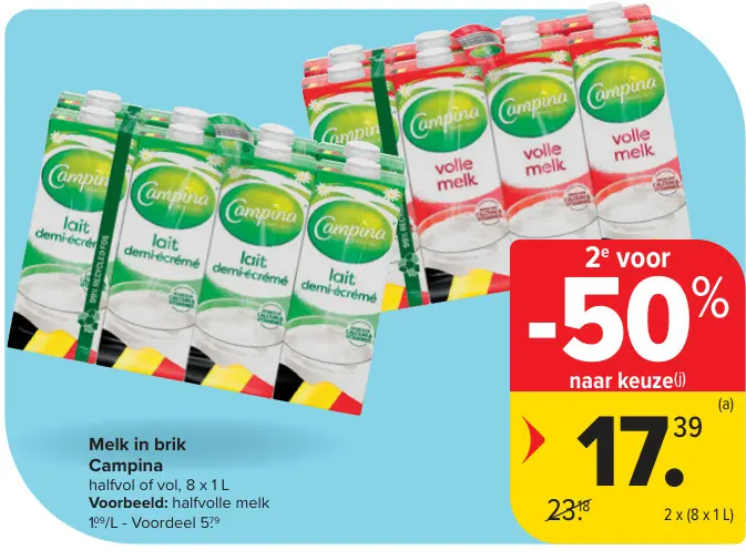 Promotie: Melk in brik