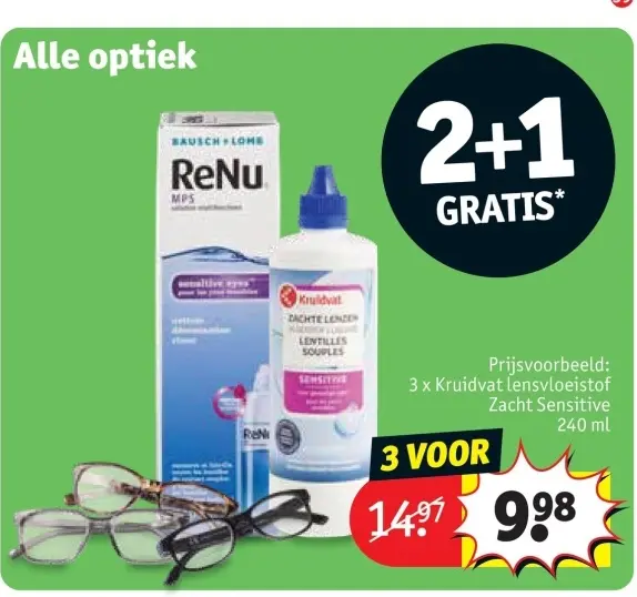 Promotie: Kruidvat lensvloeistof Zacht Sensitive