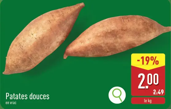 Offre: Patates douces