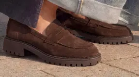 Aanbieding: Loafers Suede bruin 