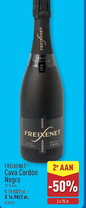 Promotie: Cava Cordón Negro
