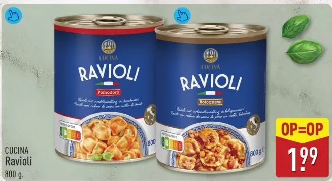 Aanbieding: Ravioli