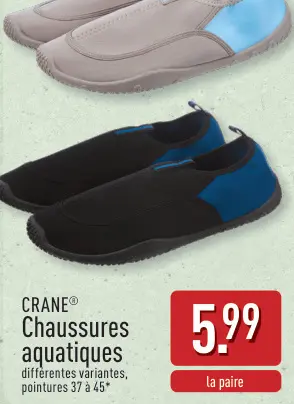 Offre: Chaussures aquatiques