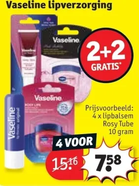 Promotie: Vaseline lipverzorging