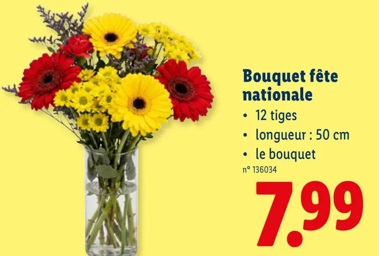 Offre: Bouquet fête nationale