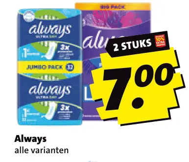 Aanbieding: Maandverband