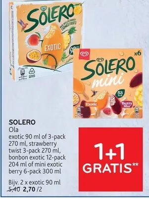 Promotie: SOLERO Ola exotic