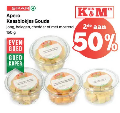Promotie: Apero Kaasblokjes Gouda