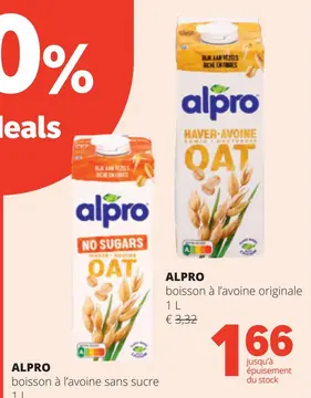 Offre: boisson à l'avoine originale