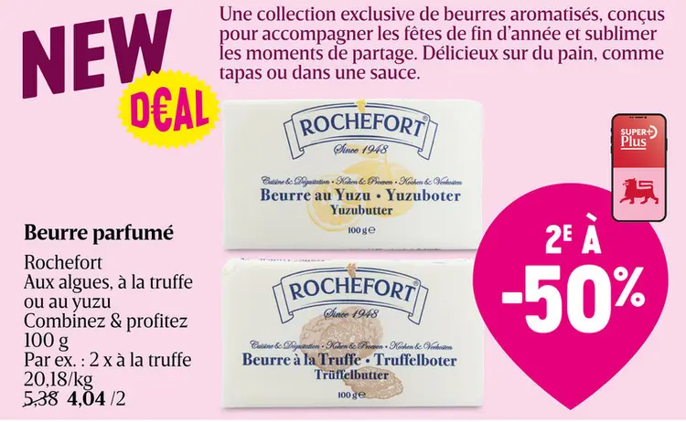 Offre: Beurre parfumé