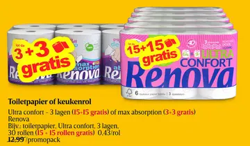 Aanbieding: Toiletpapier of keukenrol
