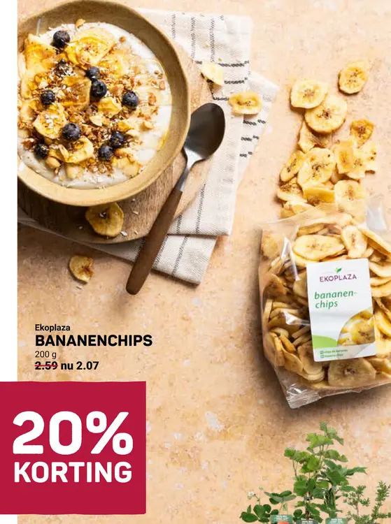 Aanbieding: Bananenchips