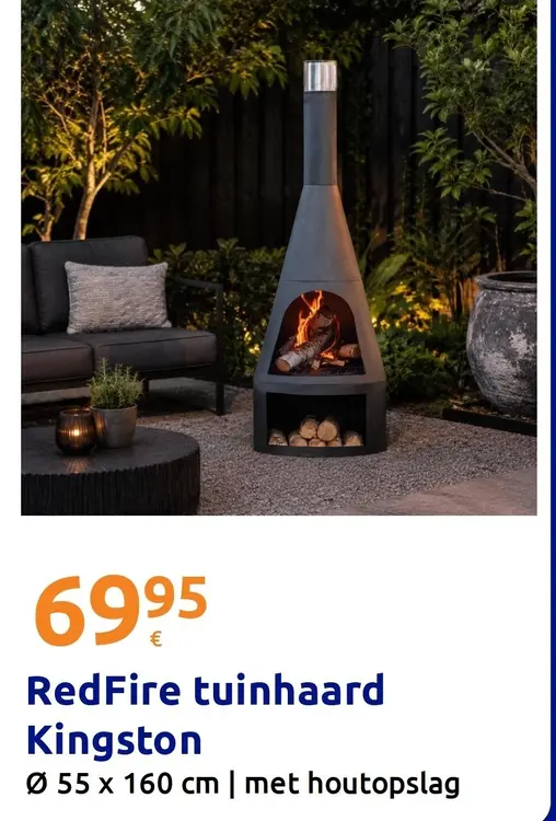 Promotie: tuinhaard Kingston