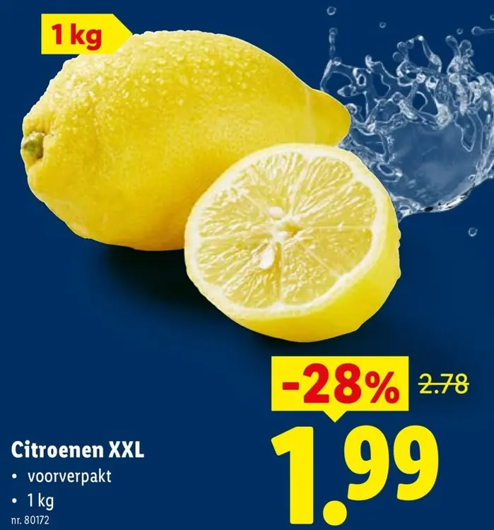 Promotie: Citroenen XXL