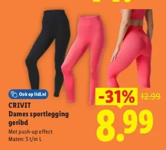 Aanbieding: Dames sportlegging geribd