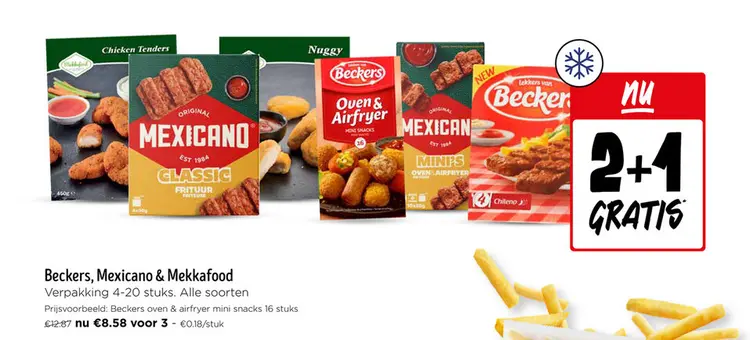 Promotie: Beckers, Mexicano & Mekkafood