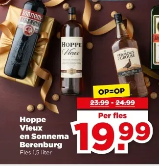 Aanbieding: Hoppe Vieux en Sonnema Berenburg