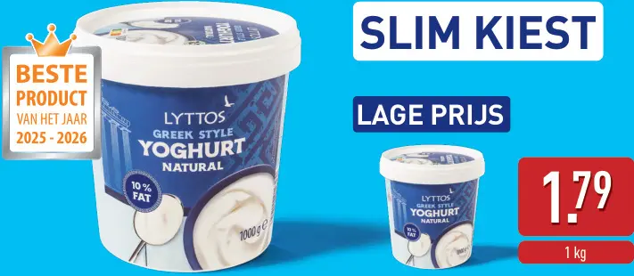 Promotie: Lyttos Greek style yoghurt natural
