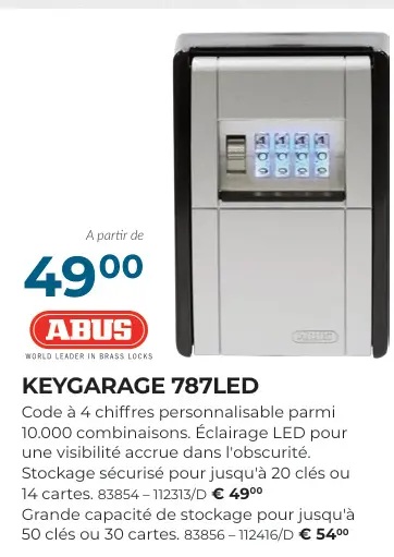 Offre: Keygarage 787led