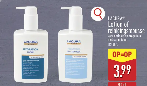 Promotie: Hydration lotion, foaming oil cleanser