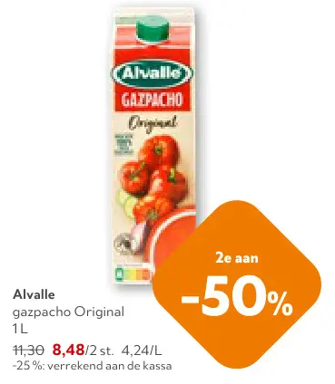 Promotie: Alvalle gazpacho Original