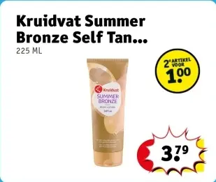 Aanbieding: Kruidvat Summer Bronze Self Tan