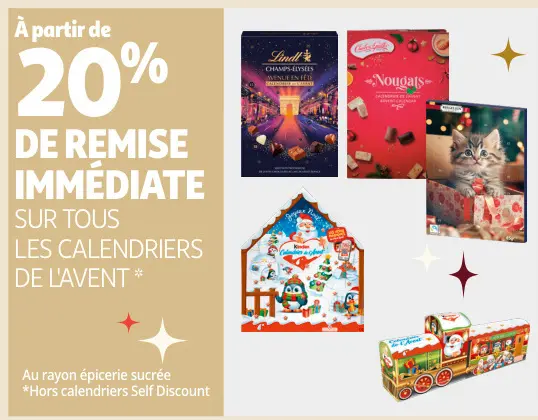 Offre: Calendriers de l'Avent