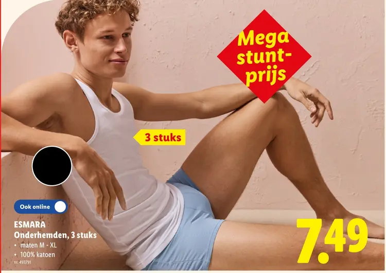 Promotie: Onderhemden