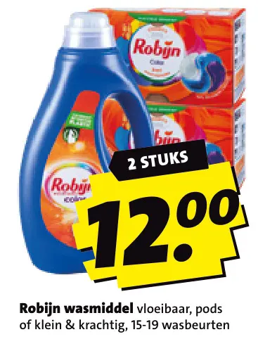 Aanbieding: Wasmiddel vloeibaar, pods