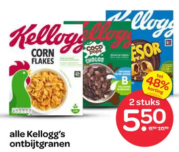 Aanbieding: Kellogg's ontbijtgranen