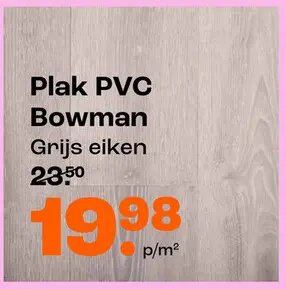Aanbieding: Plak PVC Bowman