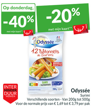 Aanbieding: Odyssée Surimi