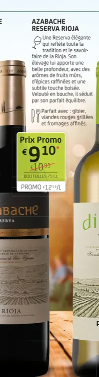 Offre: Azabache reserva rioja