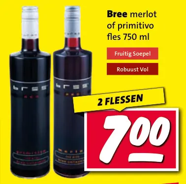Aanbieding: merlot of primitivo