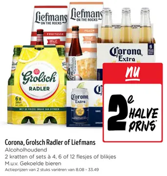 Aanbieding: Corona, Grolsch Radler of Liefmans