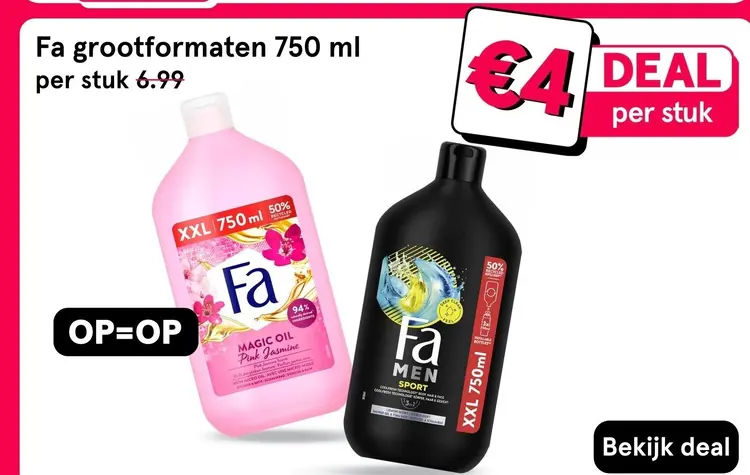 Aanbieding: Grootformaten 750 ml