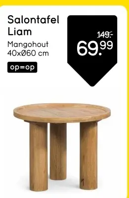 Aanbieding: Salontafel Liam