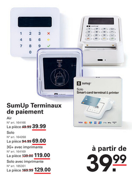 Offre: SumUp Terminaux de paiement Air