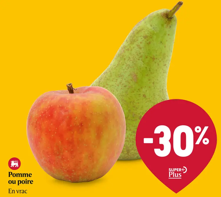 Offre: Pomme ou poire