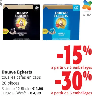 Offre: Douwe Egberts tous les cafés en caps