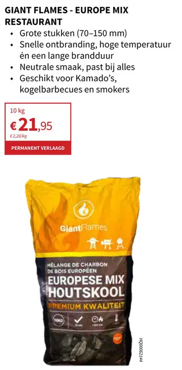 Promotie: Giant flames - europe mix restaurant