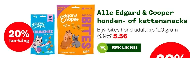 Aanbieding: Honden- of kattensnacks