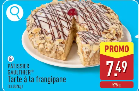 Offre: Tarte à la frangipane
